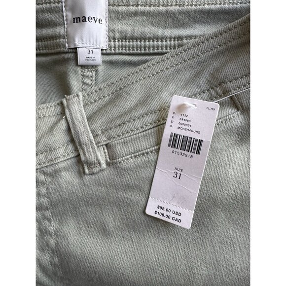 NWT Size 31 - Anthropologie The Ettie High-Rise Crop Wide-Leg Jeans (NWT US$ 98) - Picture 8 of 9